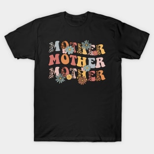 Mother Flower Happy Mother's Day Cute Gift for Women Mom Grandma T-Shirt